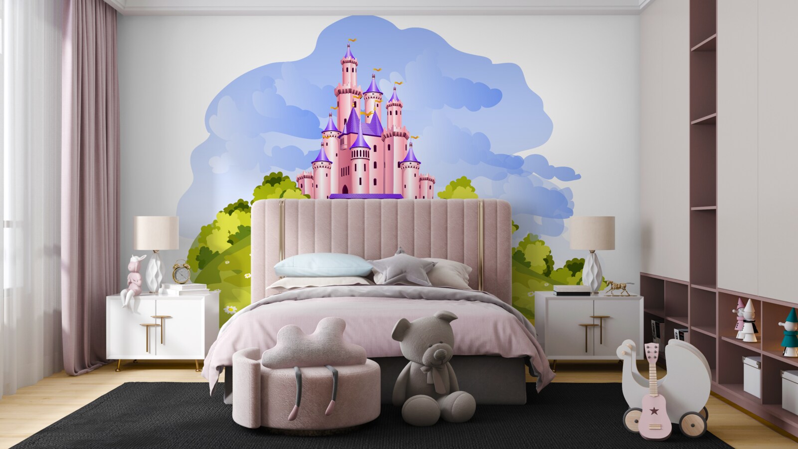 Fototapeta zips je ružový