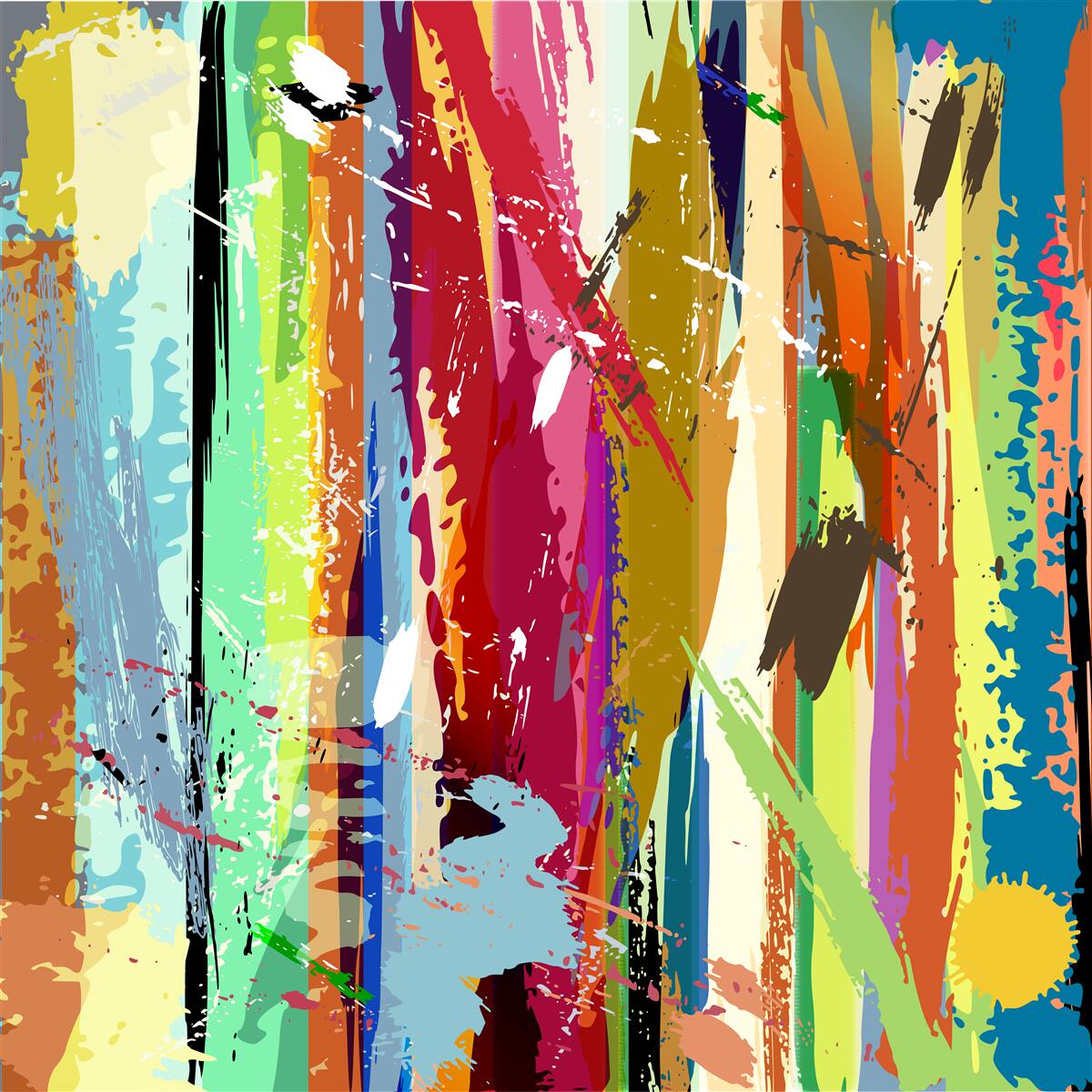 Fototapeta sýte farby vertikálne