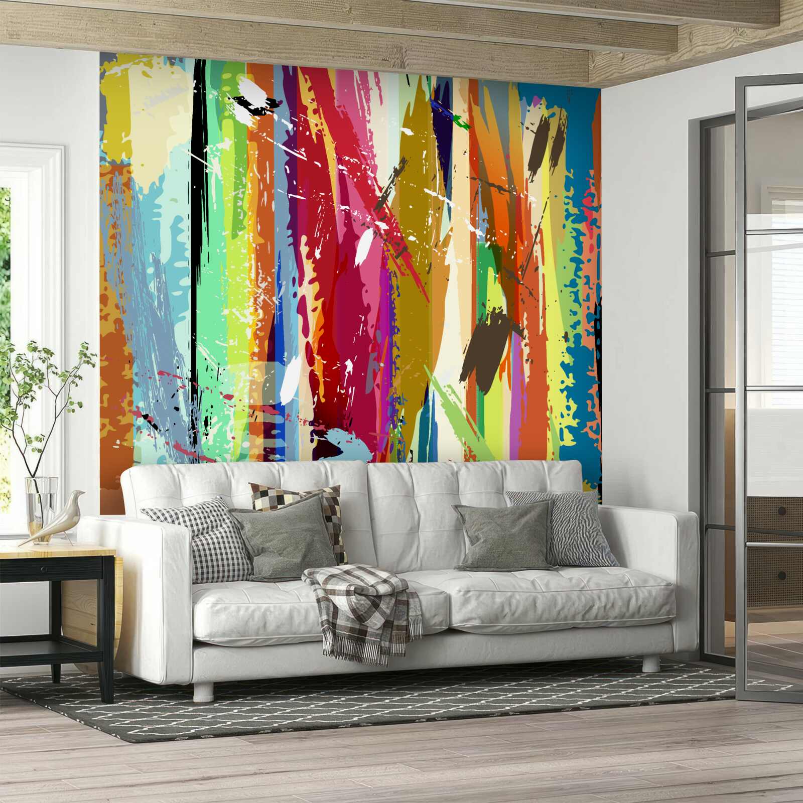 Fototapeta sýte farby vertikálne