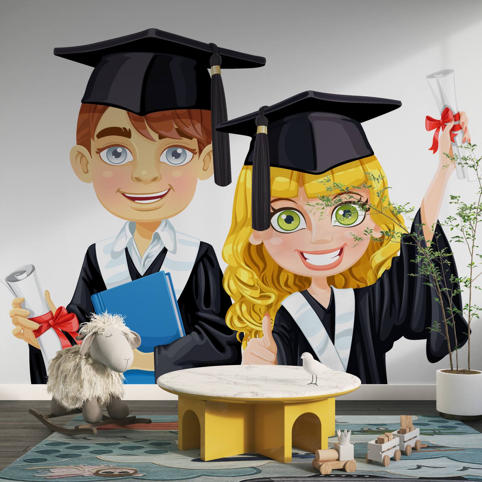 Fototapeta postgraduálnych študentov