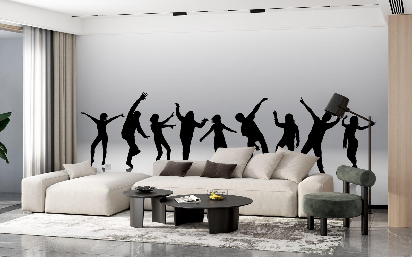 Fototapeta pohybujúcich sa ľudí