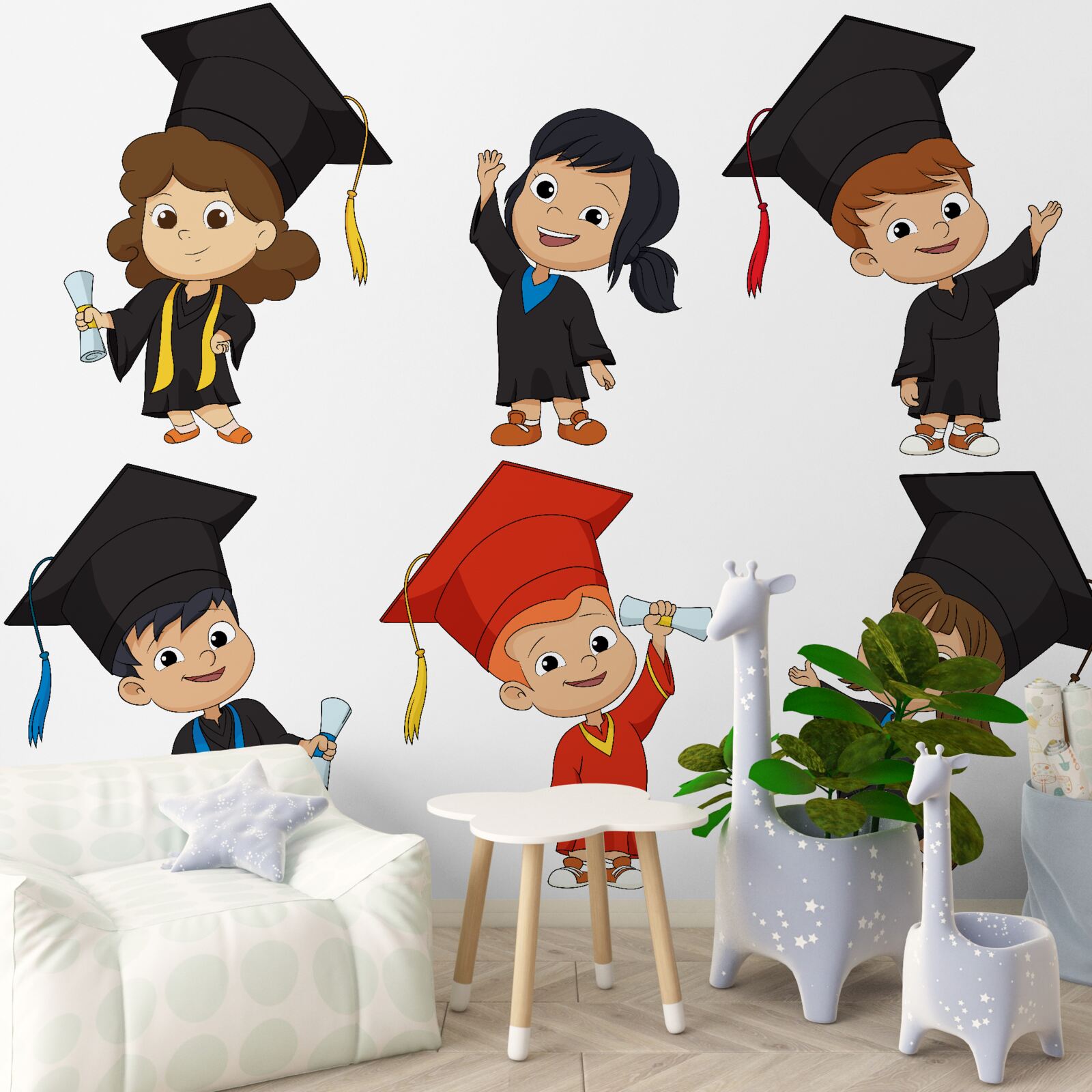 Fototapeta deti absolventov