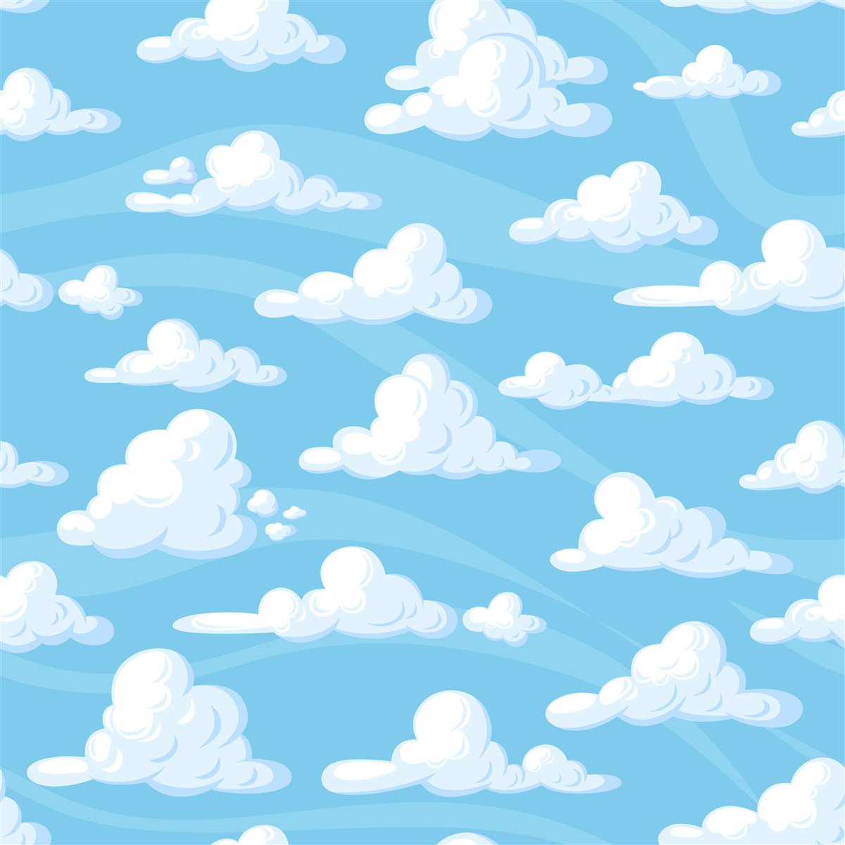 Fototapeta mraky plávajúce na azúrovej oblohe