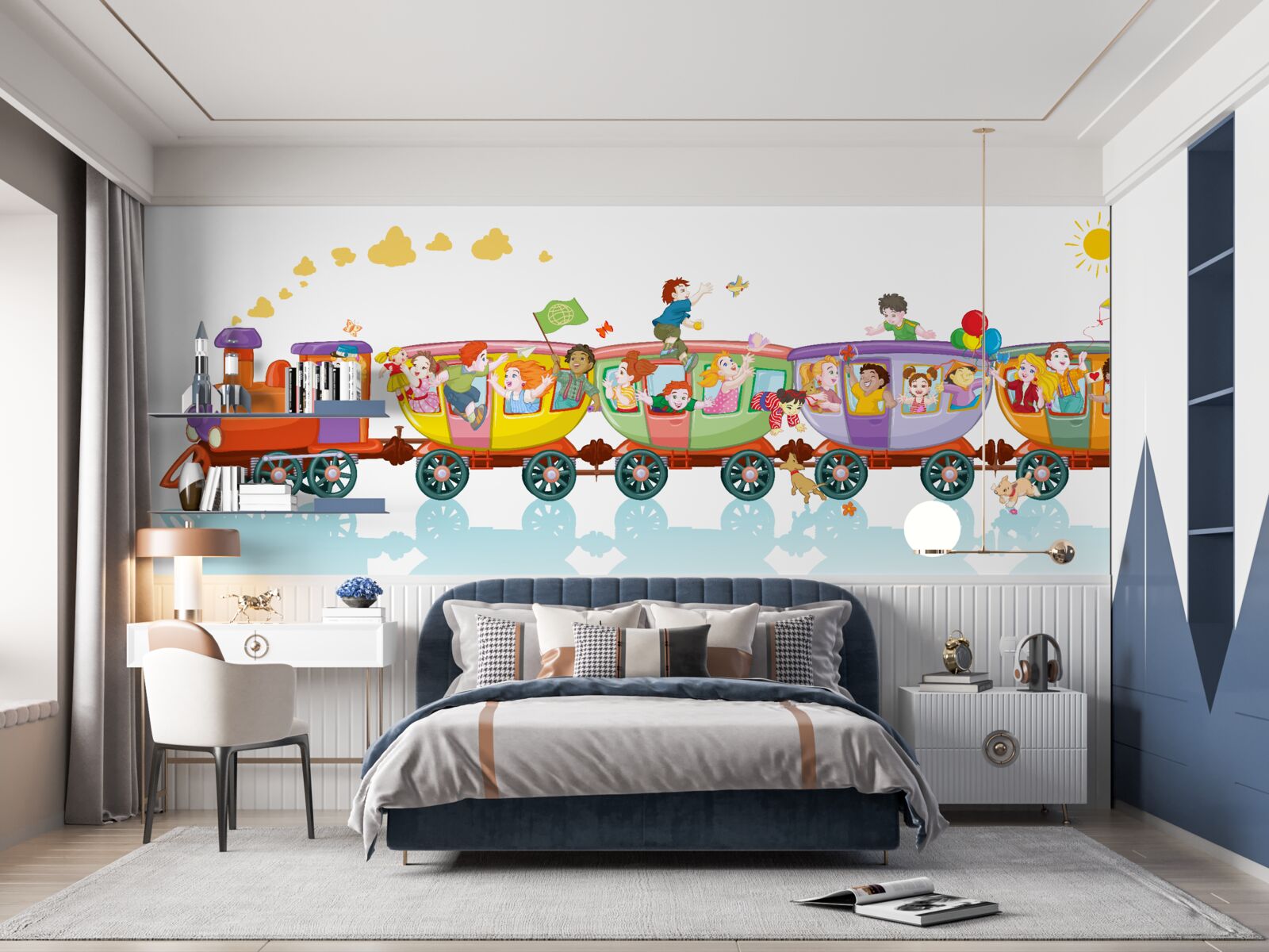 Fototapeta pestré tréningy s chlapcami