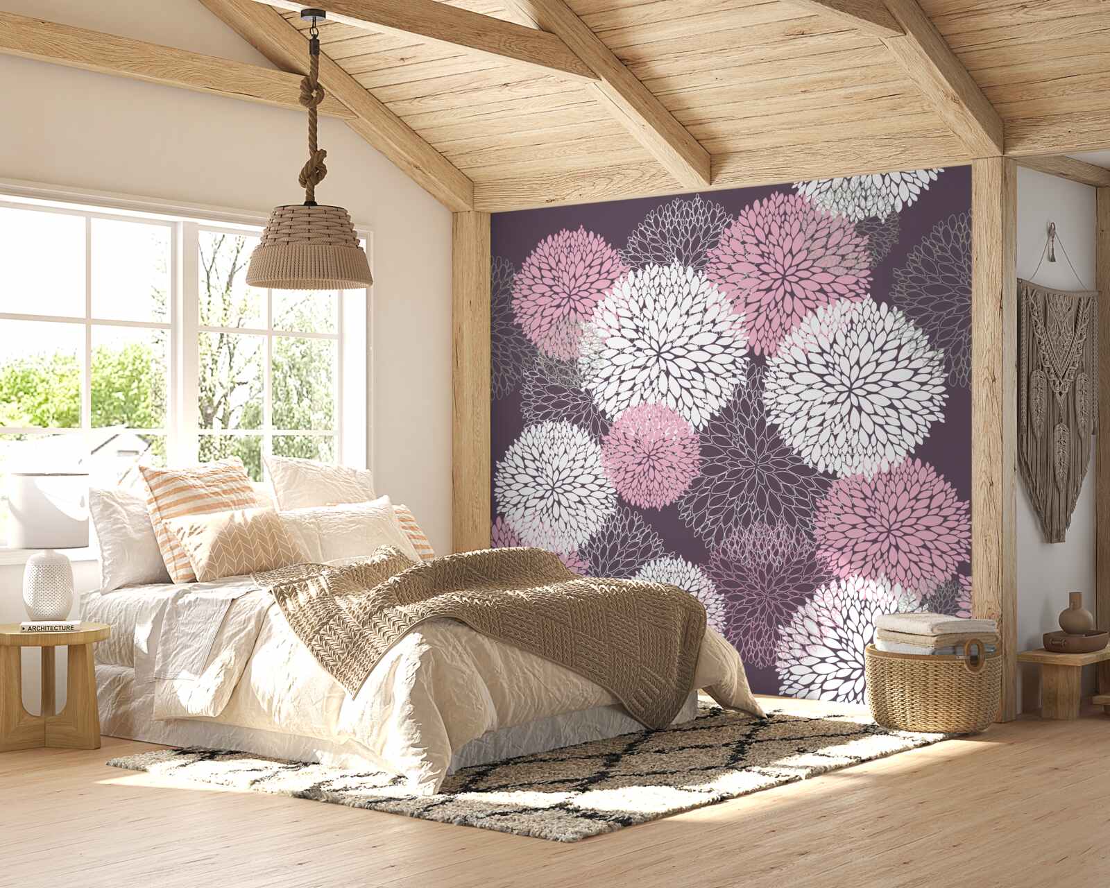 Fototapeta Púpava púpava sa dodávajú v bielej, ružovej a šedej farbe