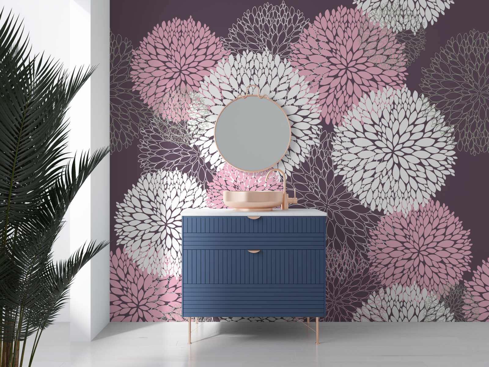 Fototapeta Púpava púpava sa dodávajú v bielej, ružovej a šedej farbe