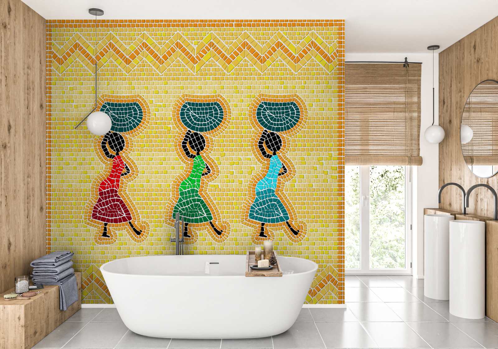 Fototapeta národné obrazy žien v šatách