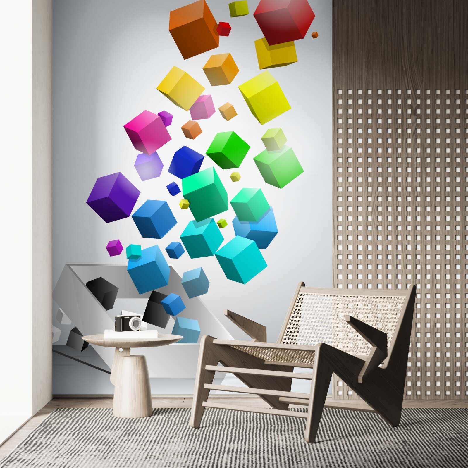 Fototapeta kocky všetkých farieb rastú nahor