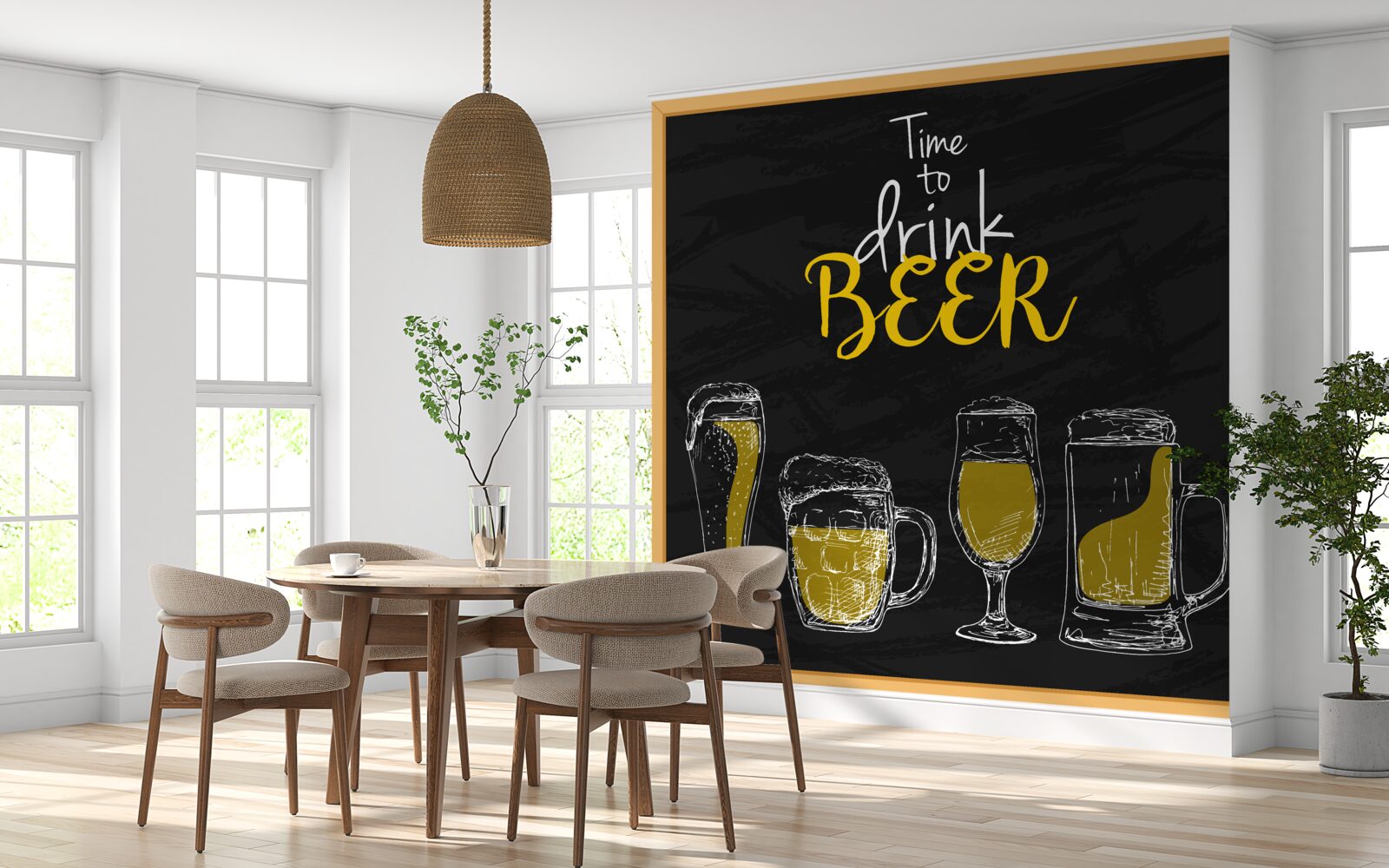 Fototapeta poháre na pivo