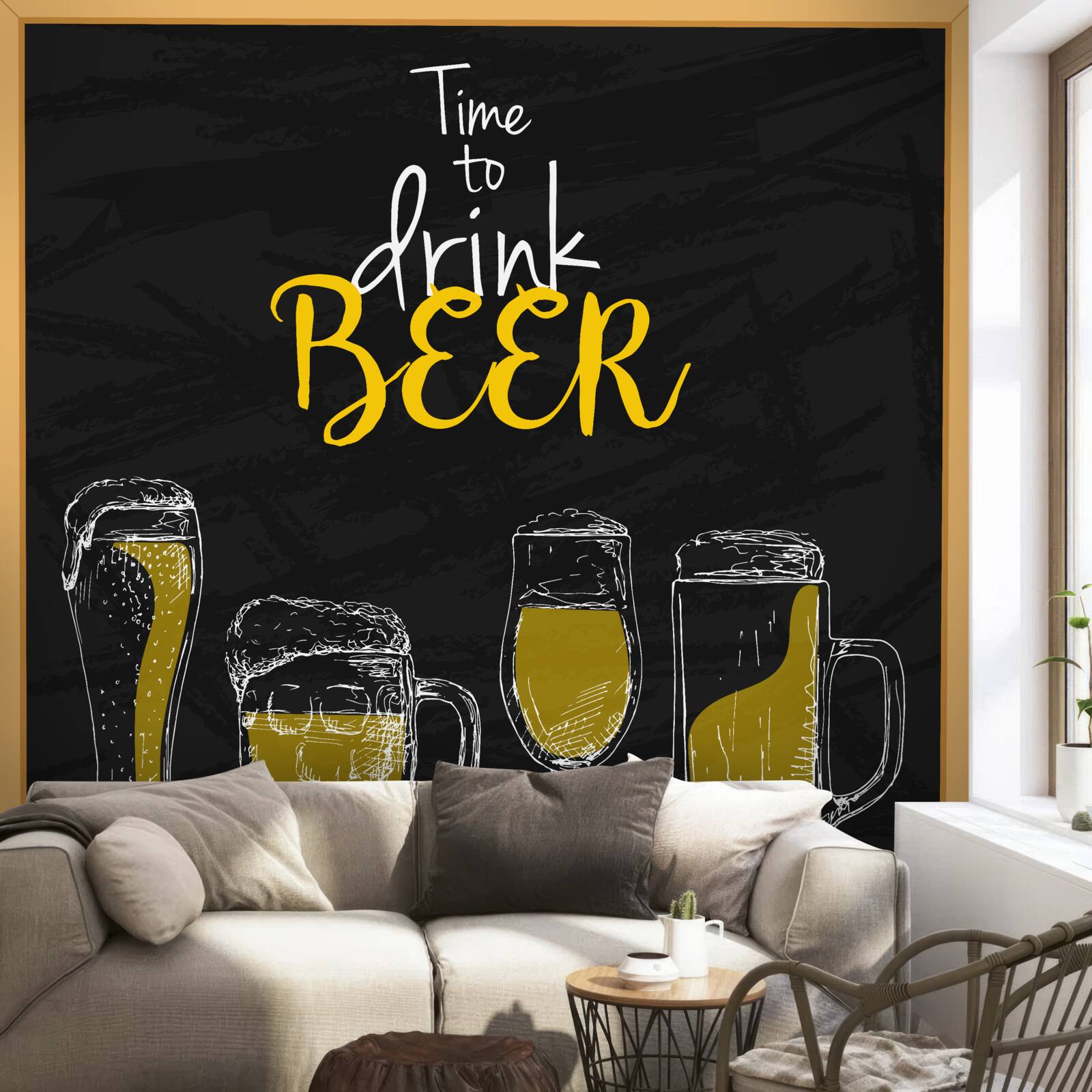 Fototapeta poháre na pivo