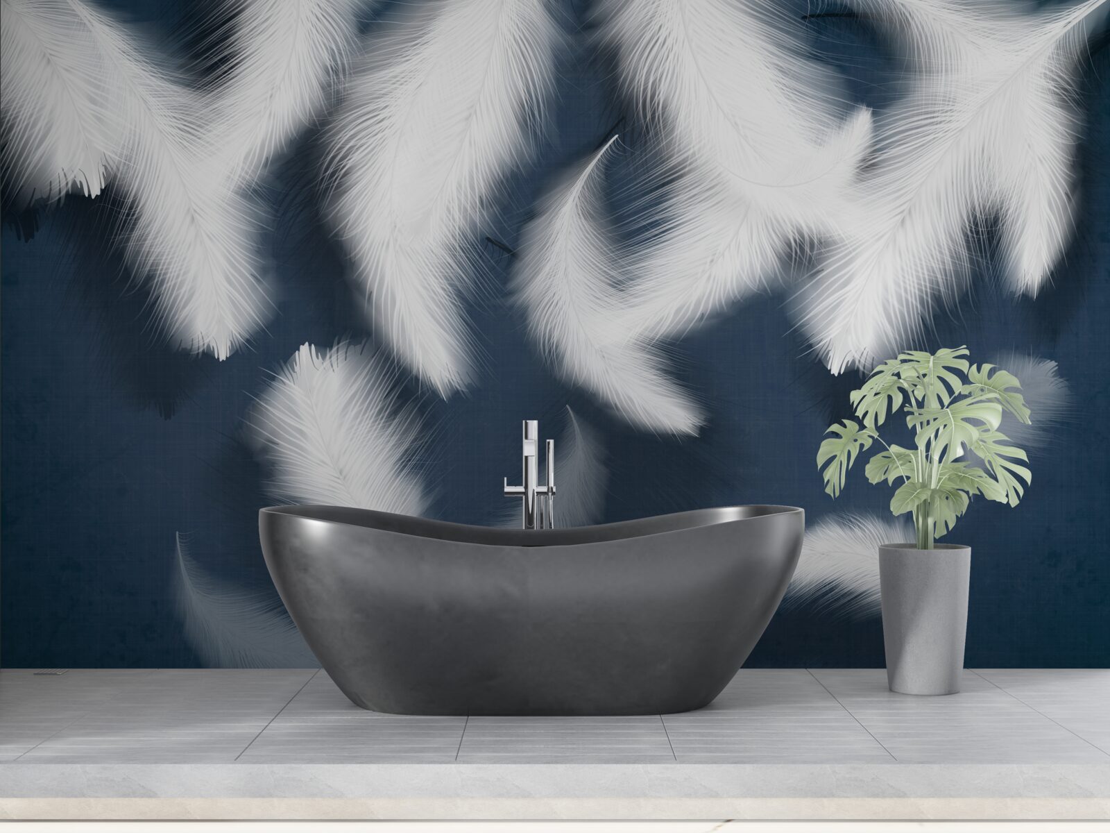 Fototapeta perie, ktoré akoby sa vznášalo vo vzduchu