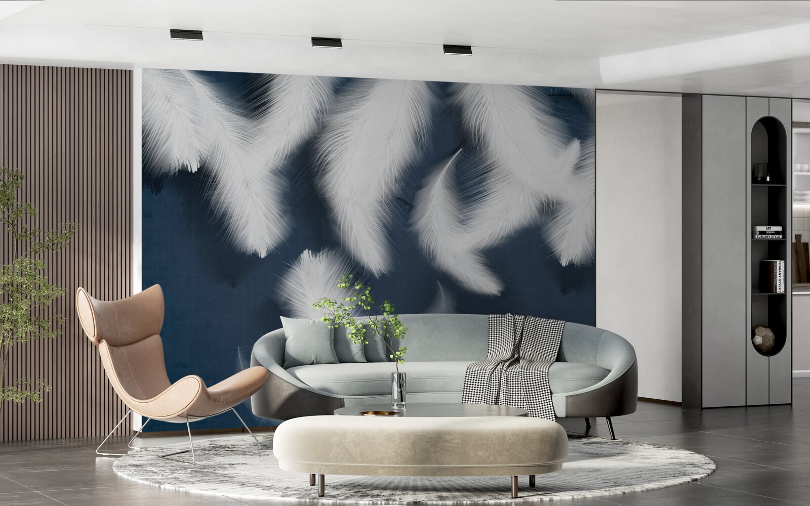 Fototapeta perie, ktoré akoby sa vznášalo vo vzduchu