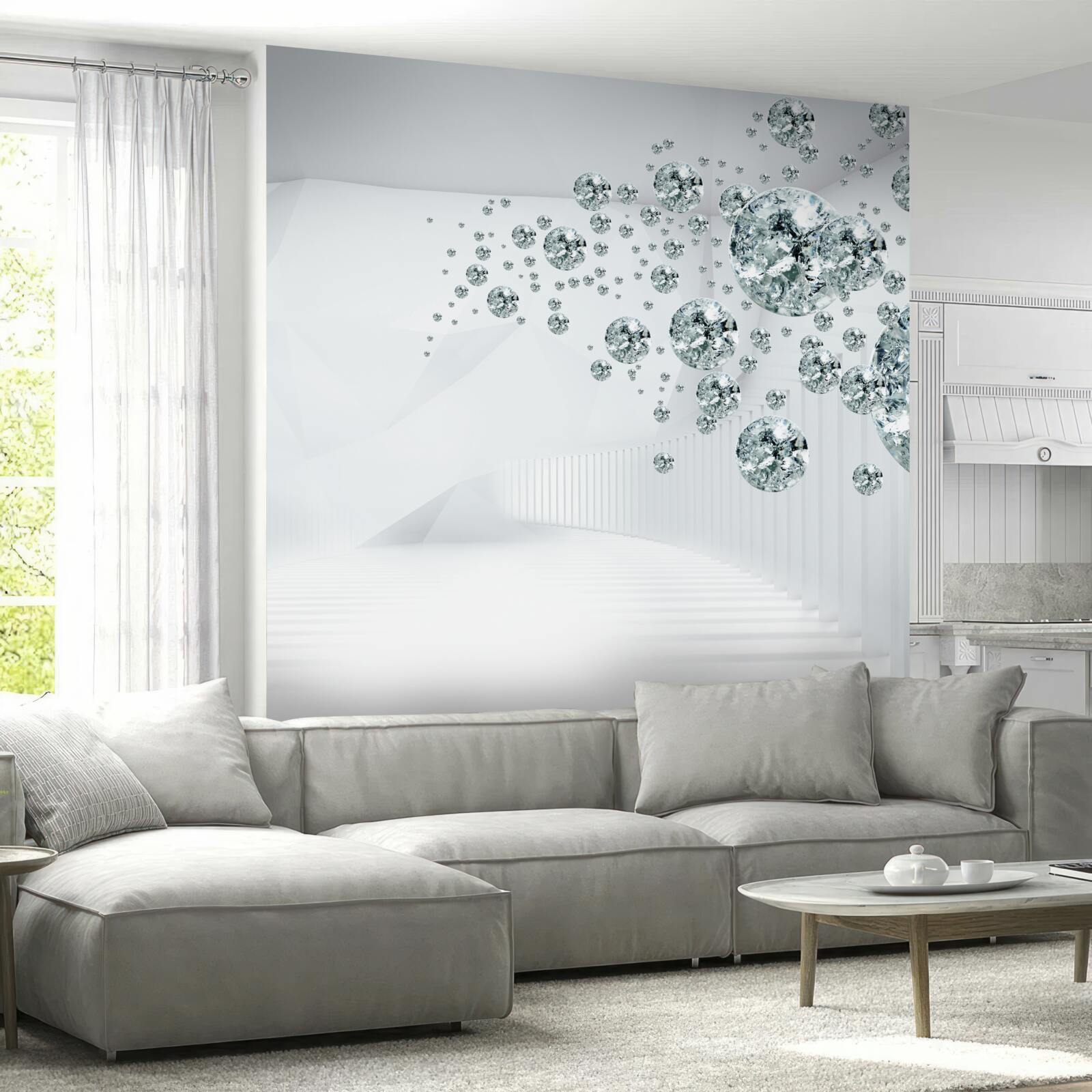 Fototapeta strieborné rozptýlené kamene