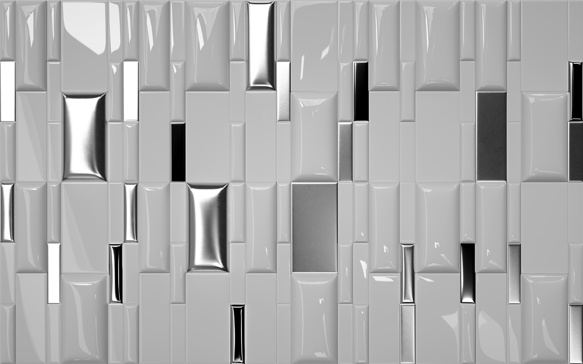 Fototapeta lesklé šedé dlaždice so zlatým odtieňom