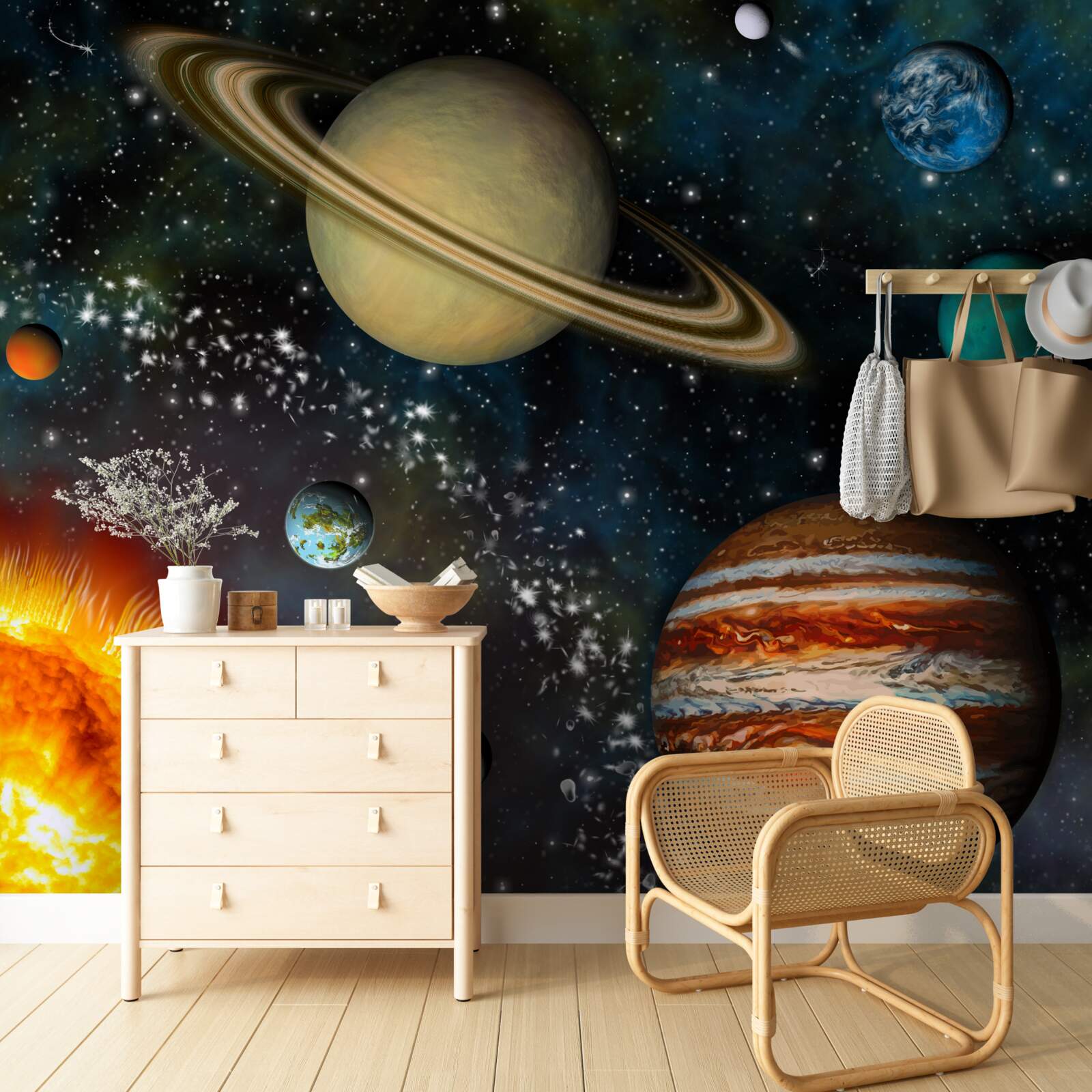 Fototapeta planéty obiehajúce okolo Slnka