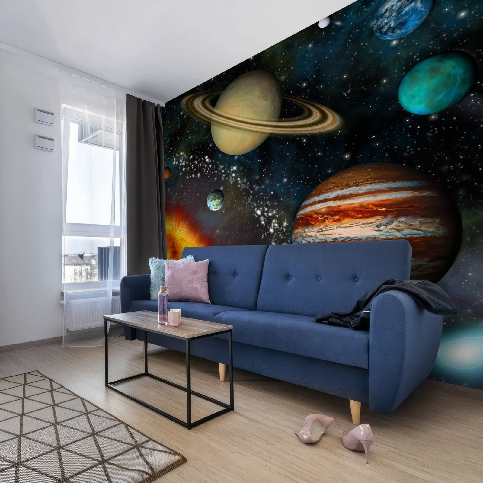 Fototapeta planéty obiehajúce okolo Slnka