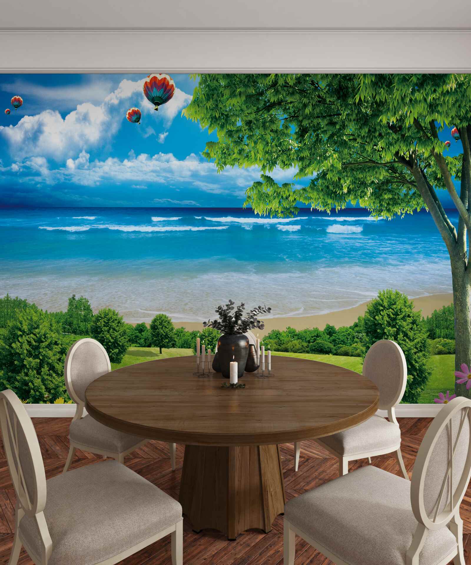 Fototapeta cesta k idylickému pobrežiu