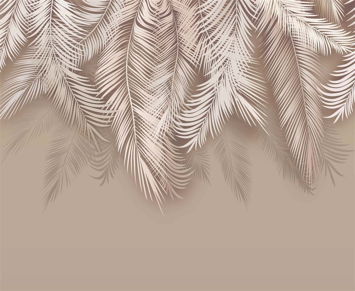 Fototapeta zadná strana hrubých listov