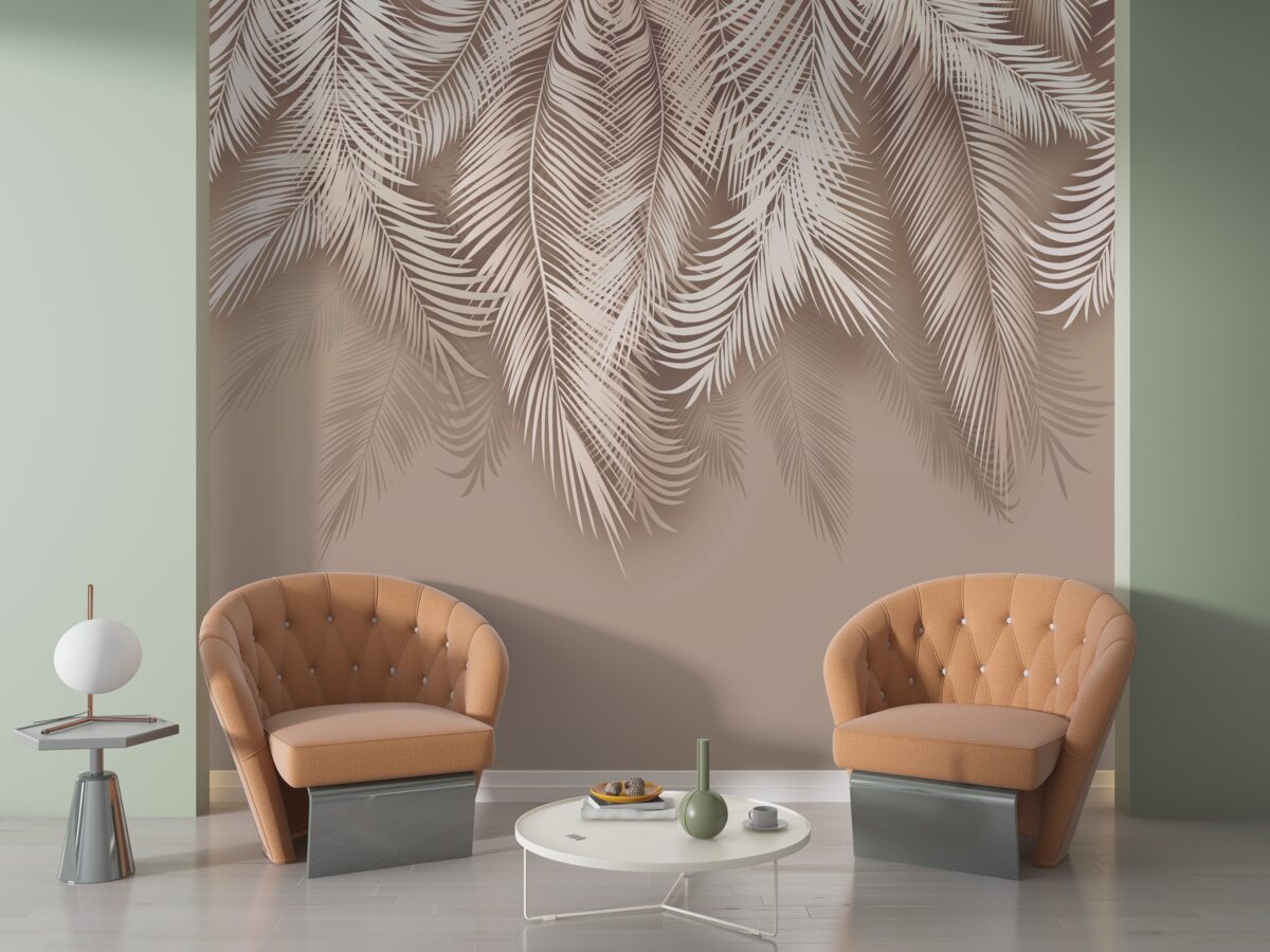 Fototapeta zadná strana hrubých listov