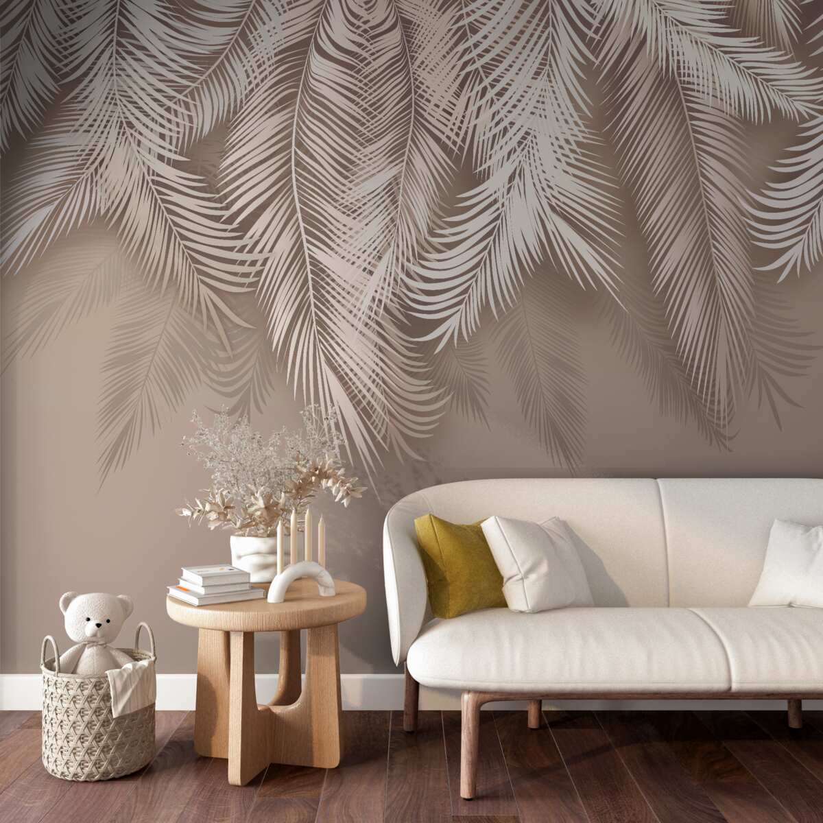 Fototapeta zadná strana hrubých listov