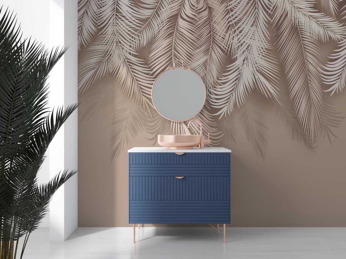 Fototapeta zadná strana hrubých listov