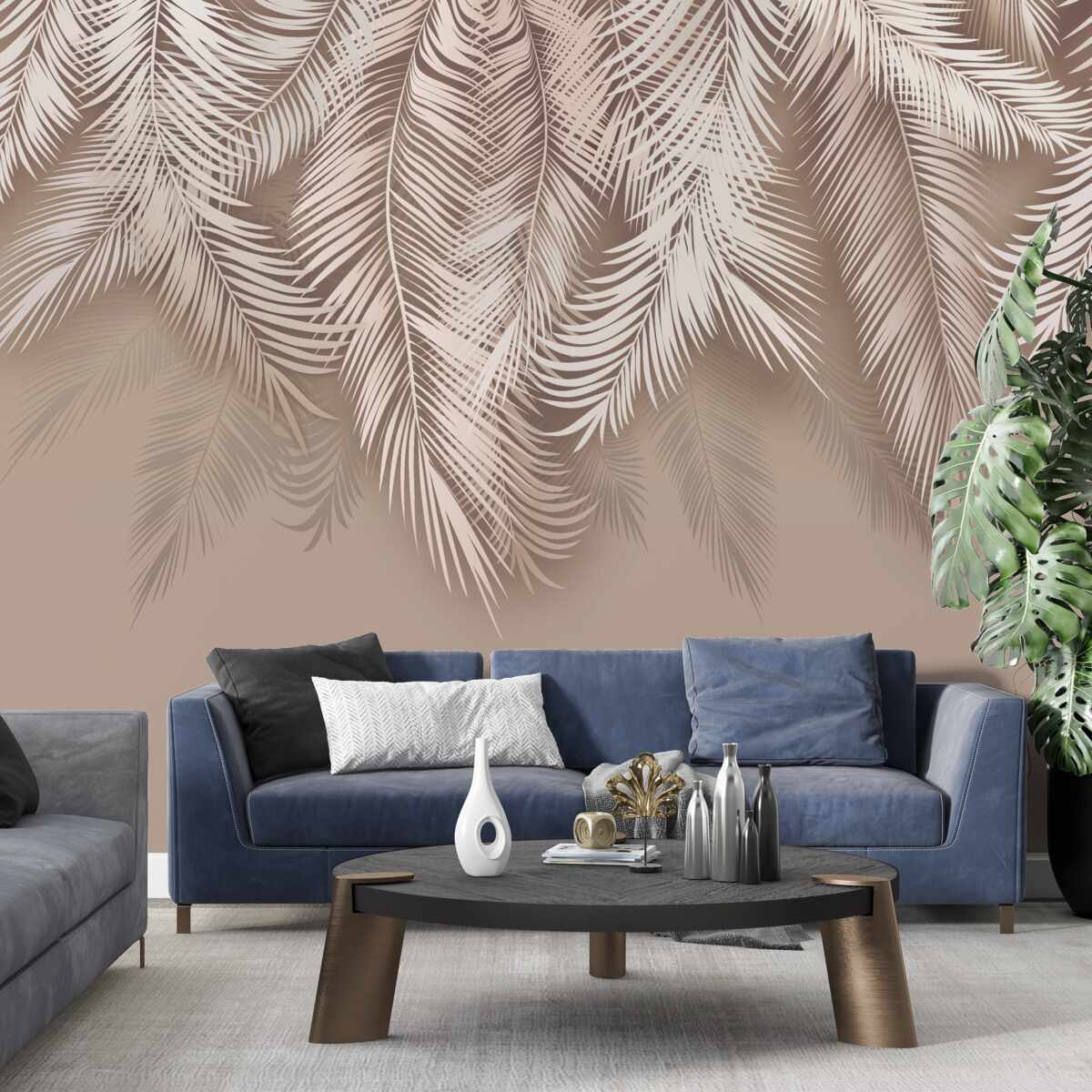 Fototapeta zadná strana hrubých listov