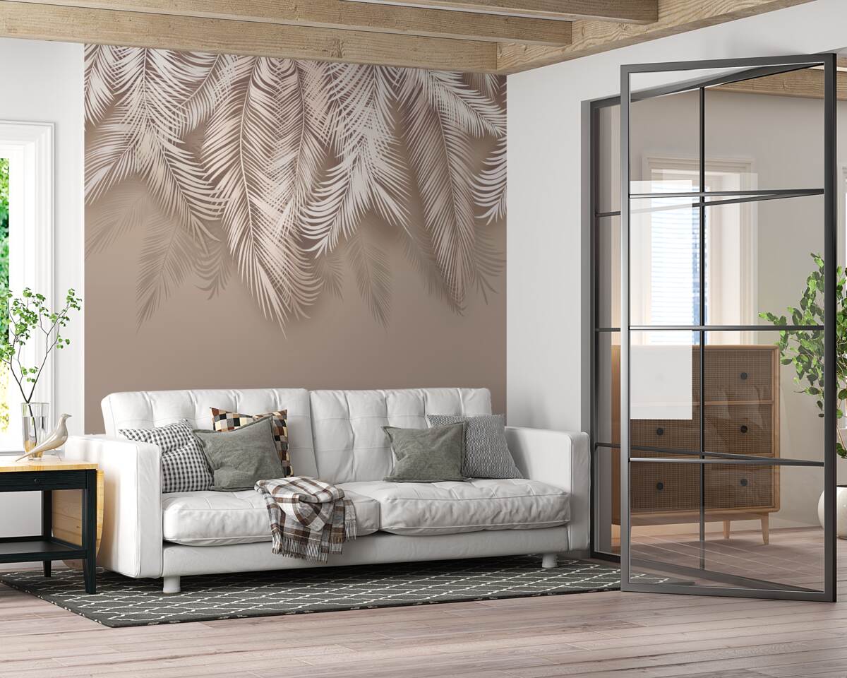 Fototapeta zadná strana hrubých listov