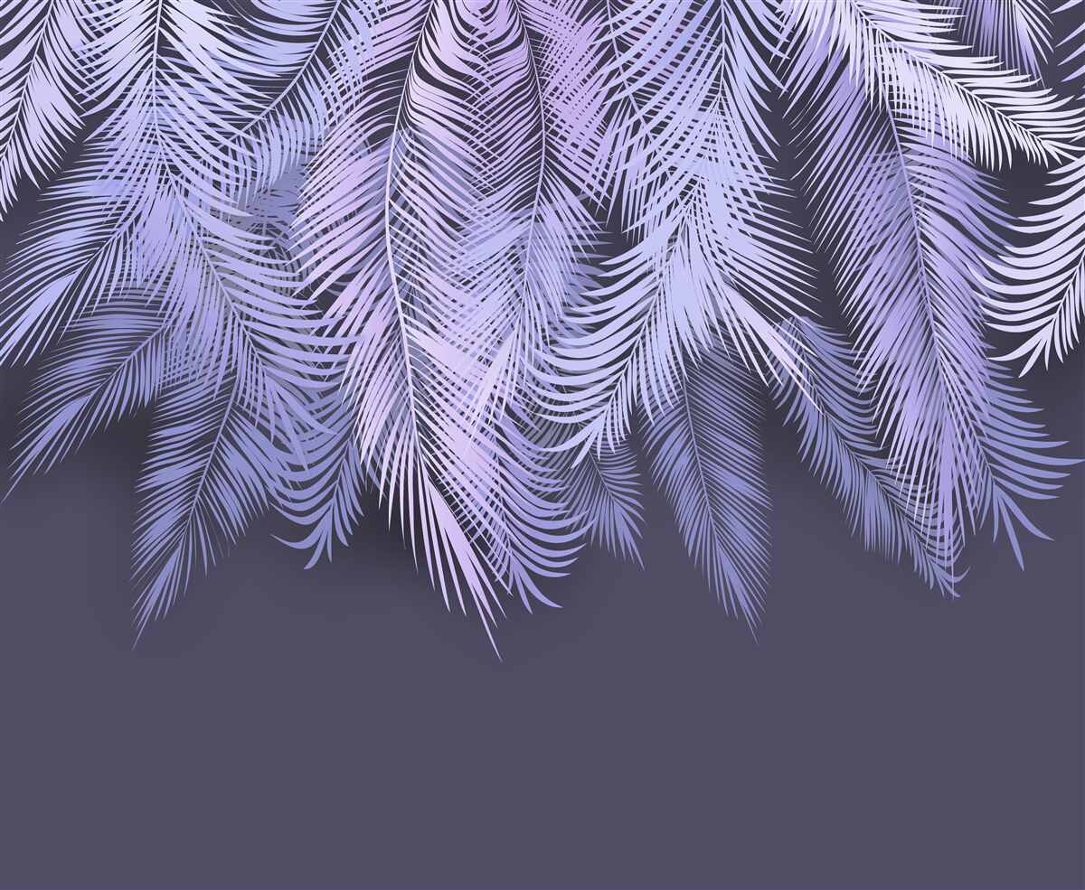 Fototapeta v noci husté biele listy