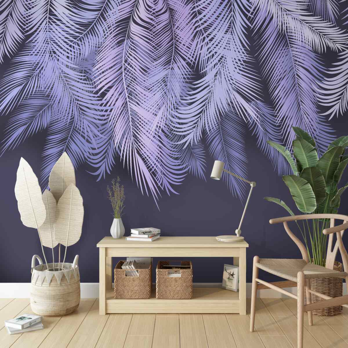 Fototapeta v noci husté biele listy