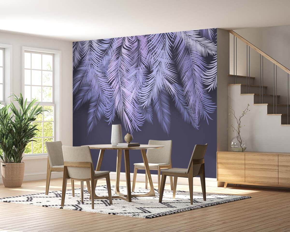 Fototapeta v noci husté biele listy