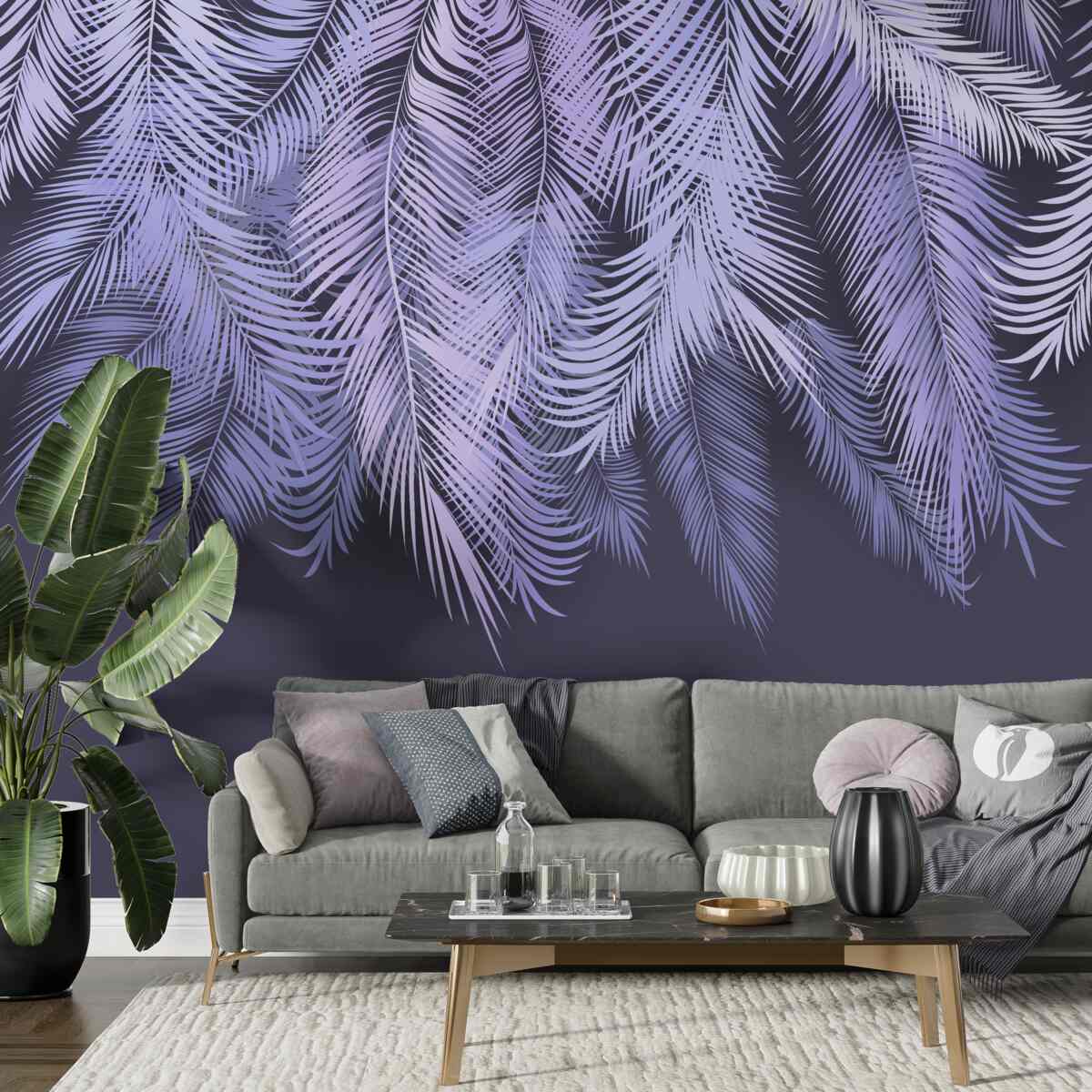 Fototapeta v noci husté biele listy