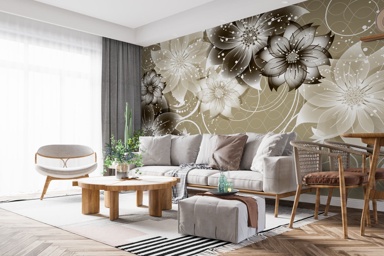 Fototapeta kvety ľalie kvitnúce na vode v noci