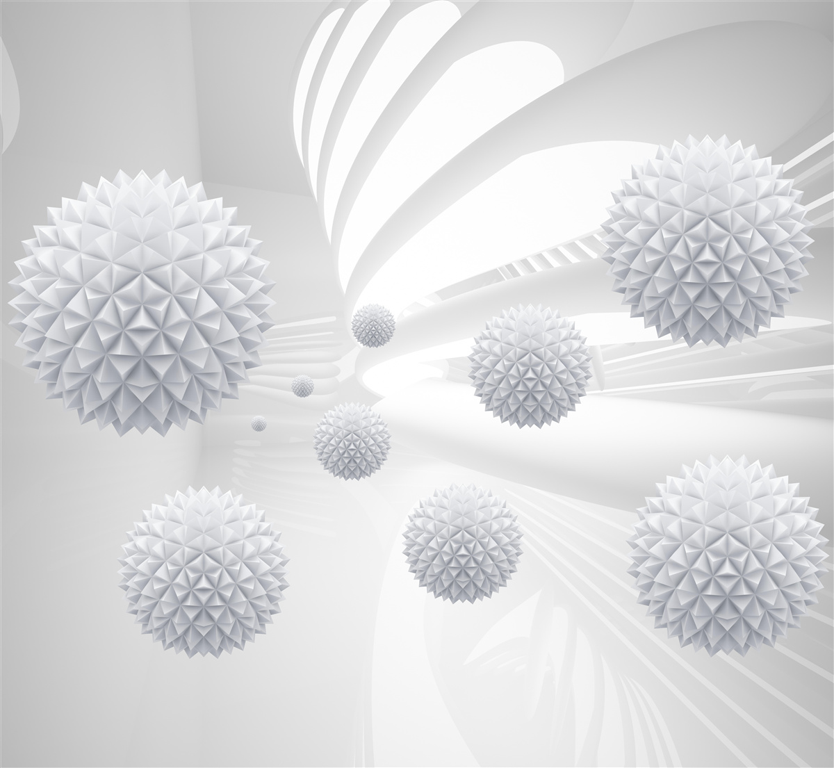 Fototapeta zloženie lietajúcich loptičiek