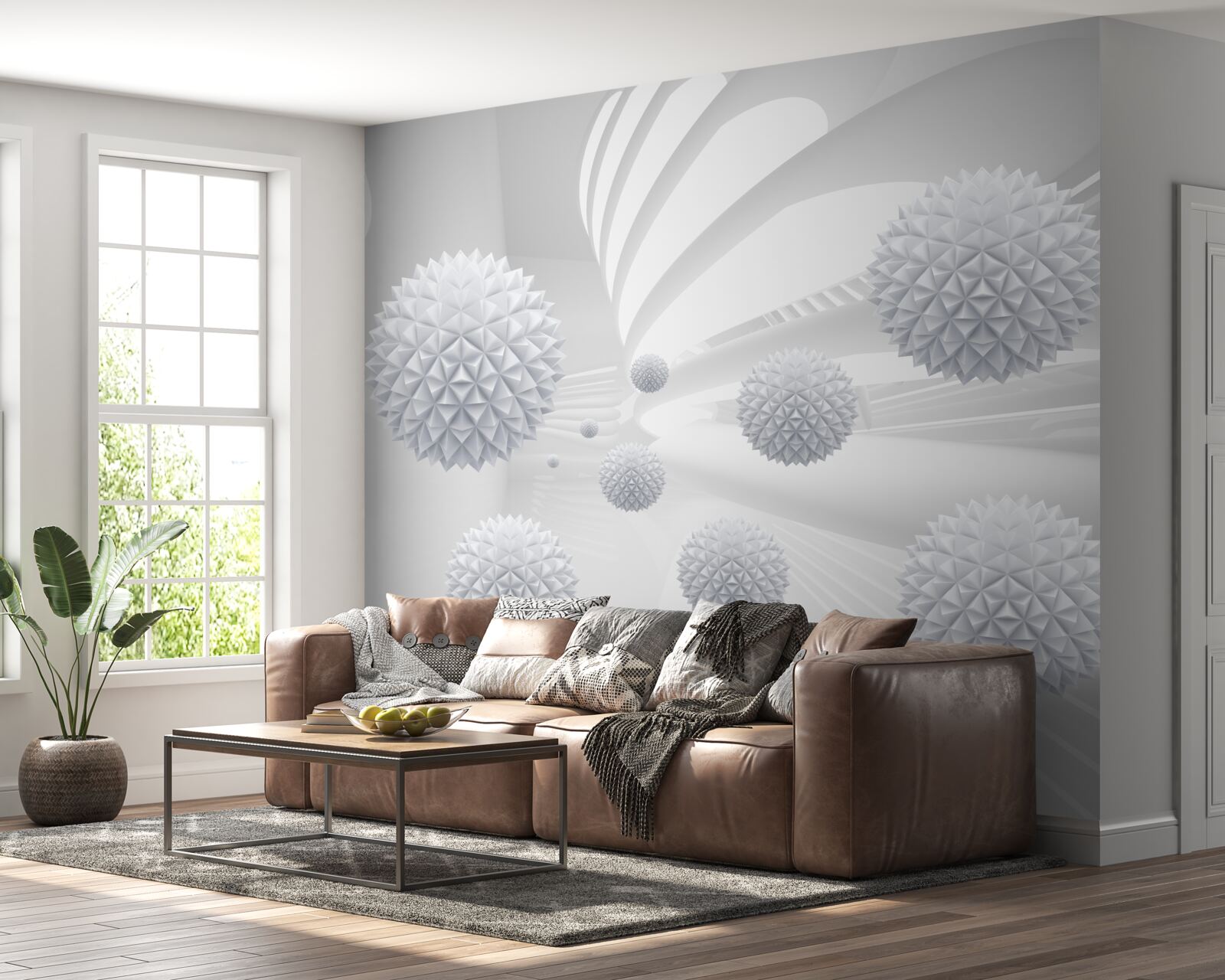 Fototapeta zloženie lietajúcich loptičiek