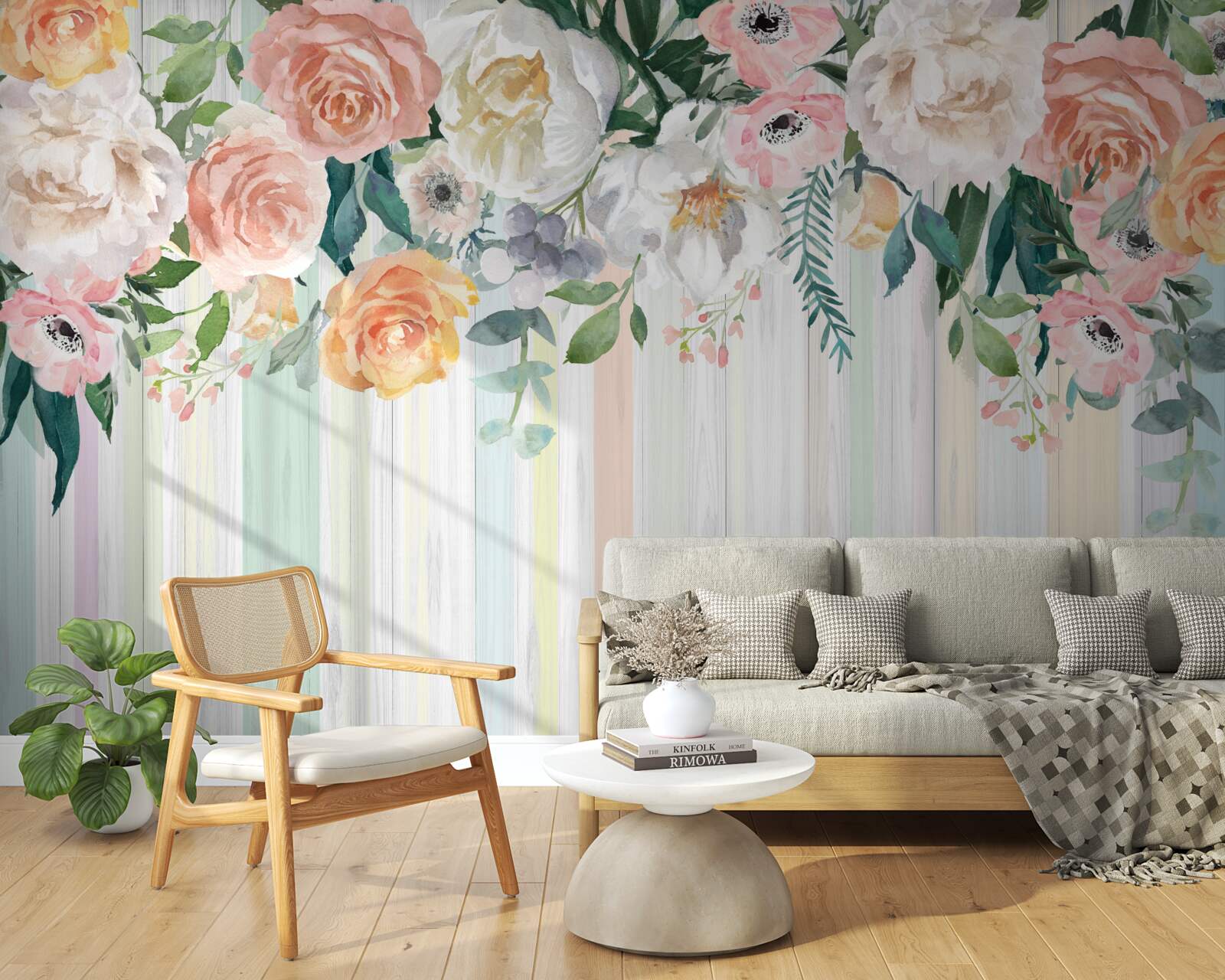 Fototapeta obrátené púčiky ruží