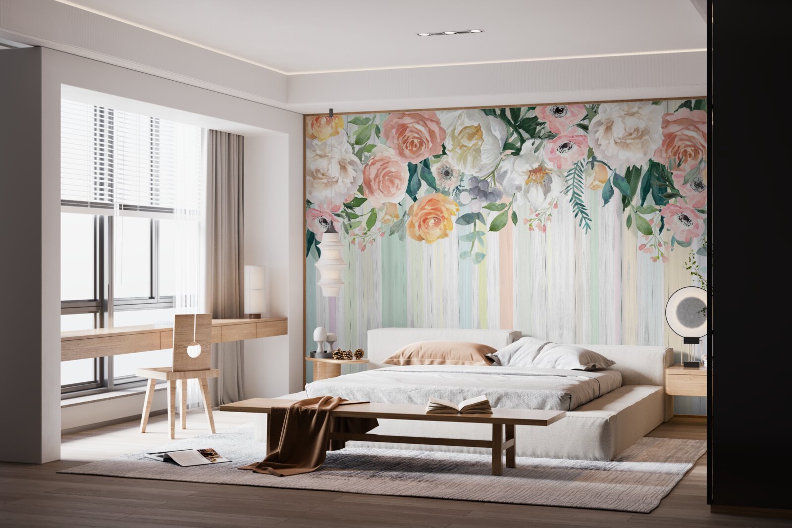 Fototapeta obrátené púčiky ruží