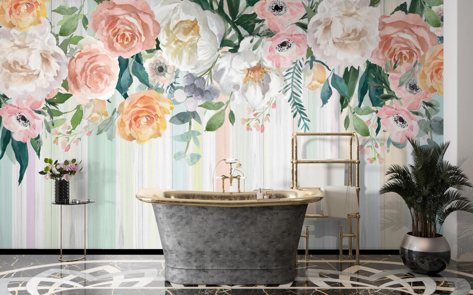 Fototapeta obrátené púčiky ruží