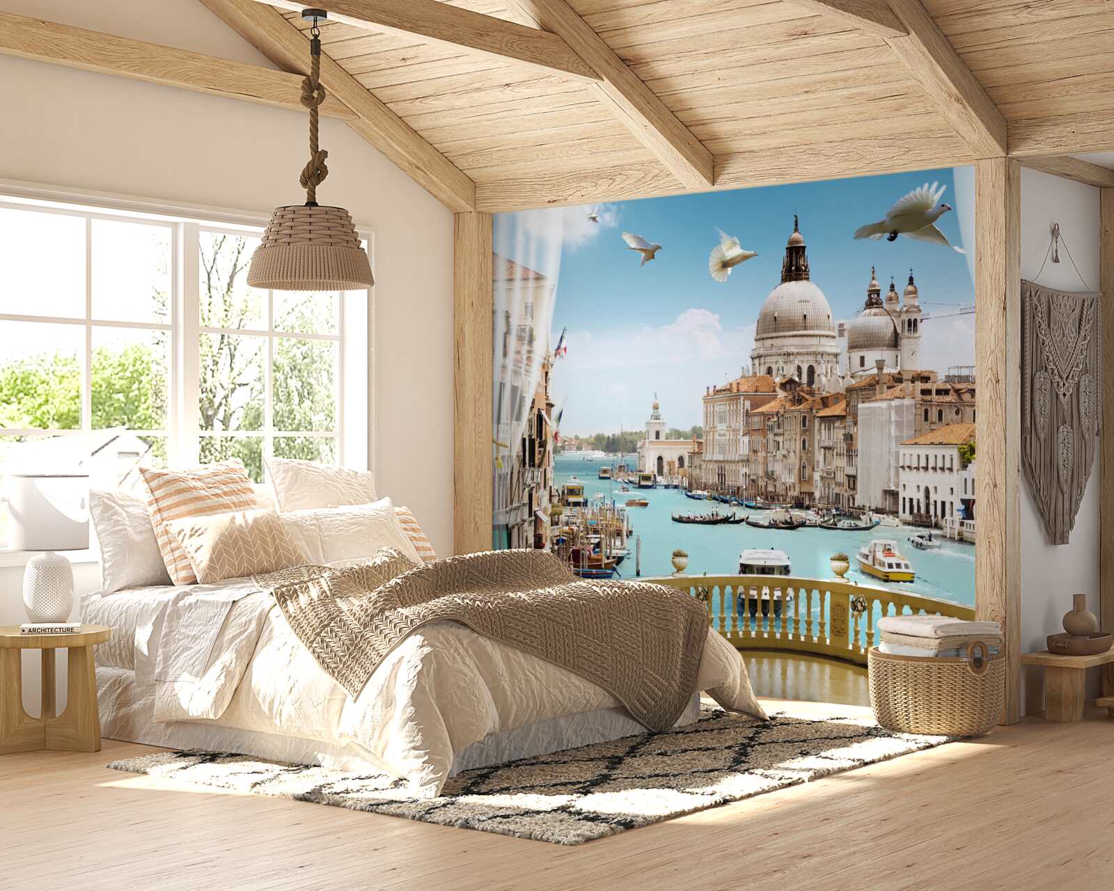 Fototapeta výhľad na Benátky z balkóna