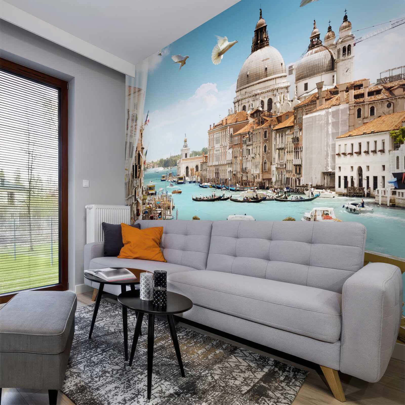 Fototapeta výhľad na Benátky z balkóna