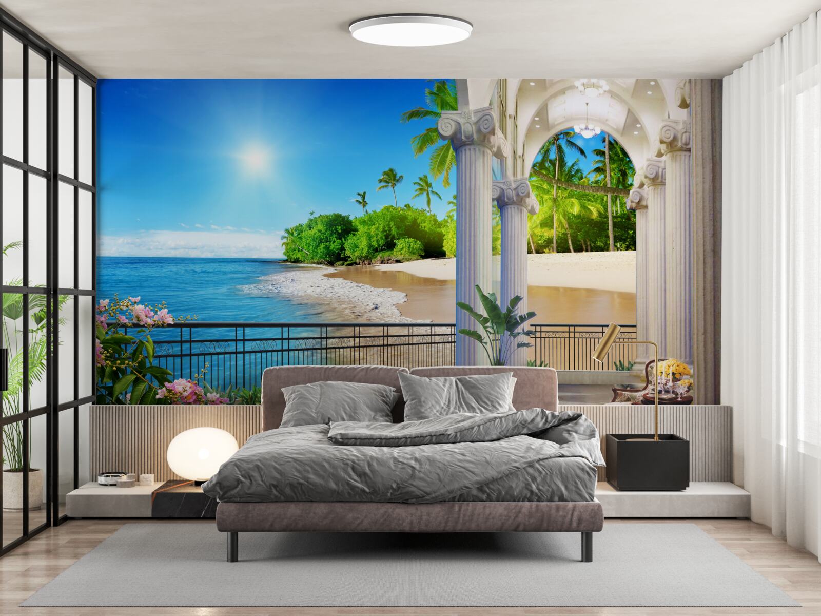 Fototapeta jasný slnečný deň na tropickom pobreží