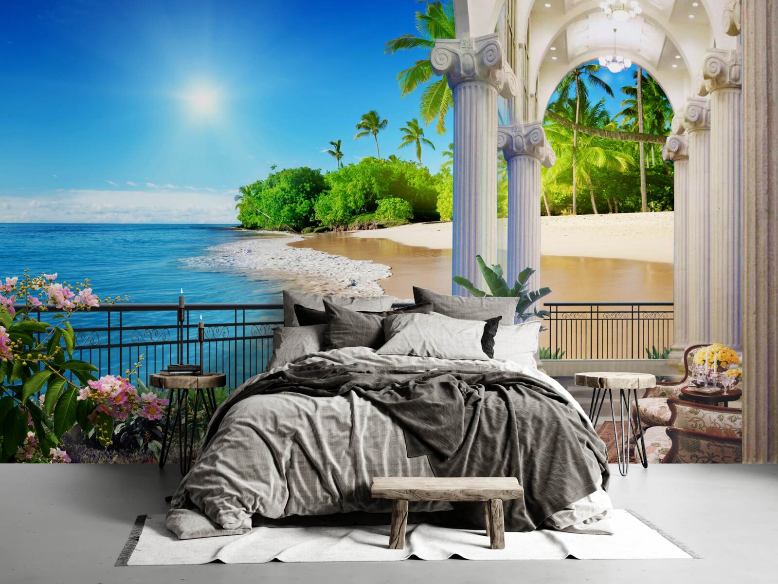 Fototapeta jasný slnečný deň na tropickom pobreží