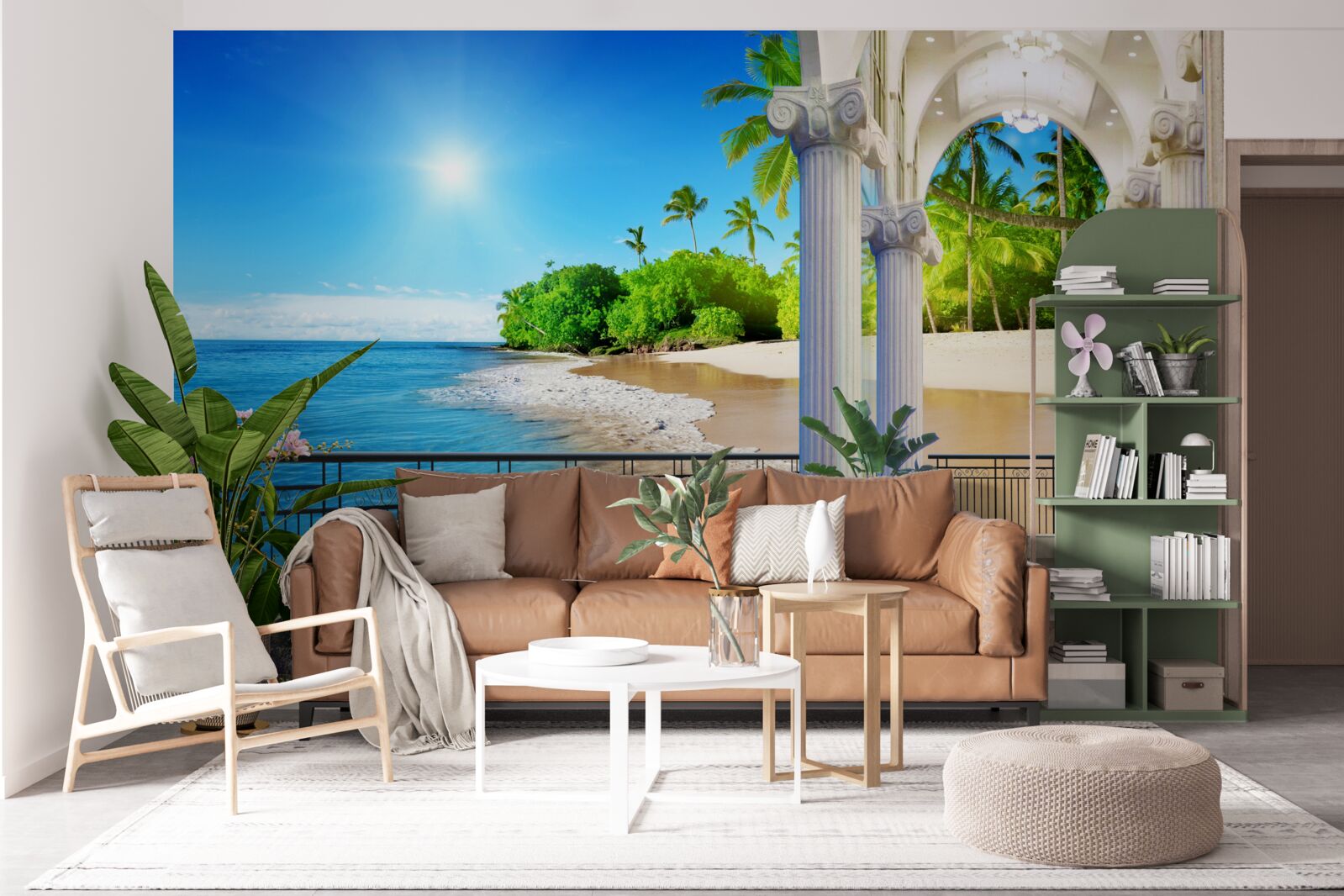 Fototapeta jasný slnečný deň na tropickom pobreží