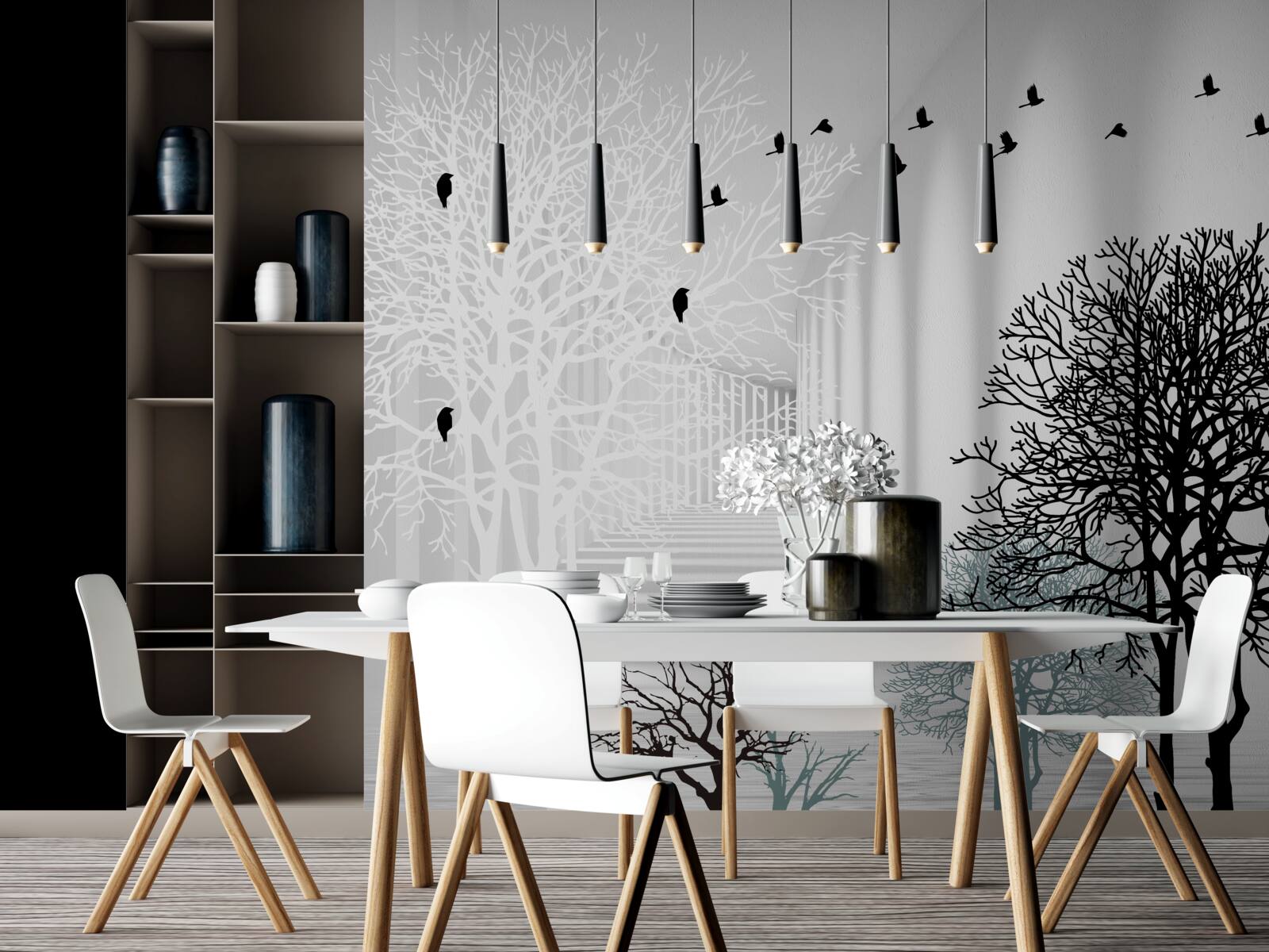 Fototapeta vtáky lietajú vyššie ako strmé