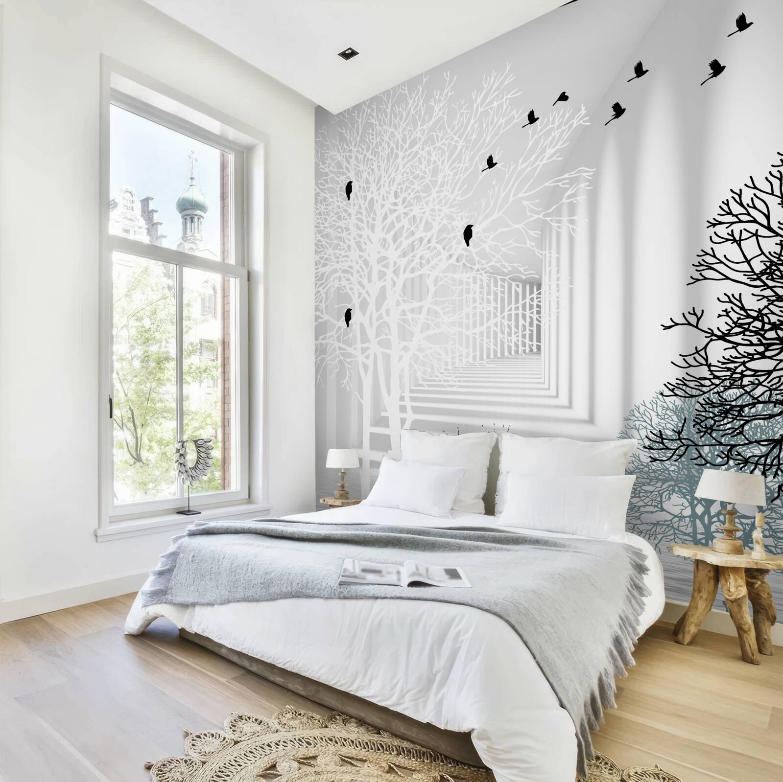 Fototapeta vtáky lietajú vyššie ako strmé