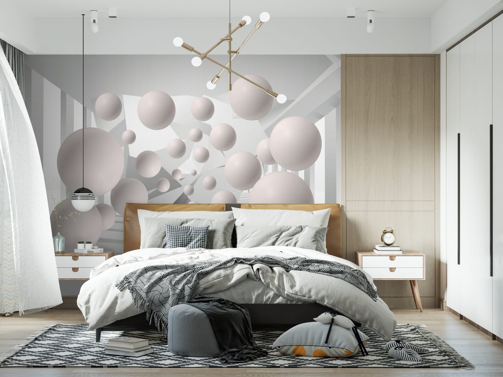 Fototapeta vzduch gule v svetlo krémovej farby