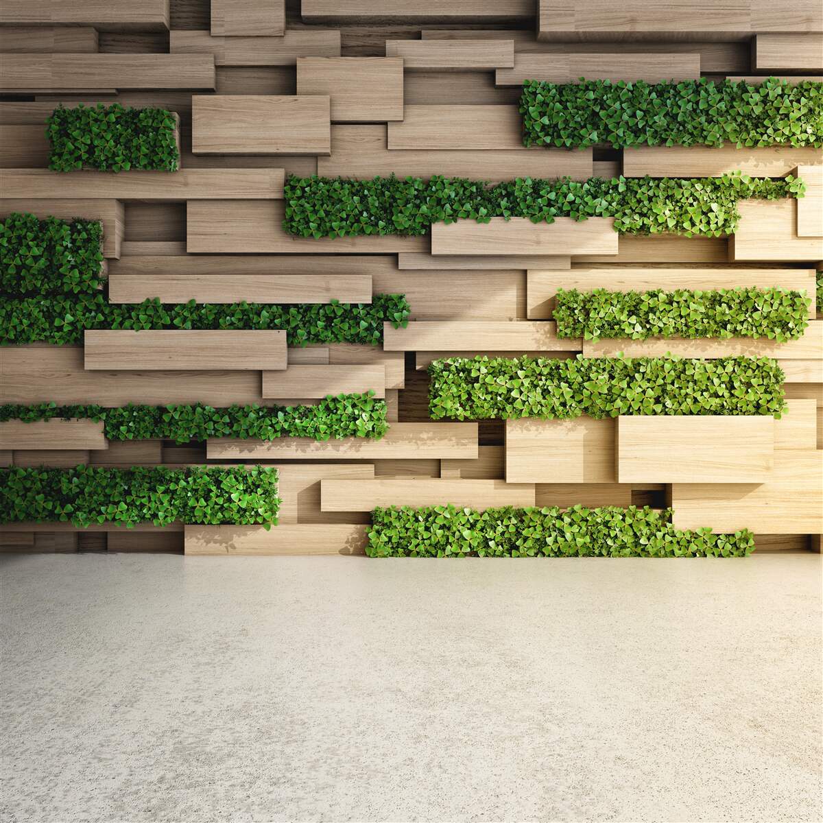 Fototapeta zelený mach a kamenná stena