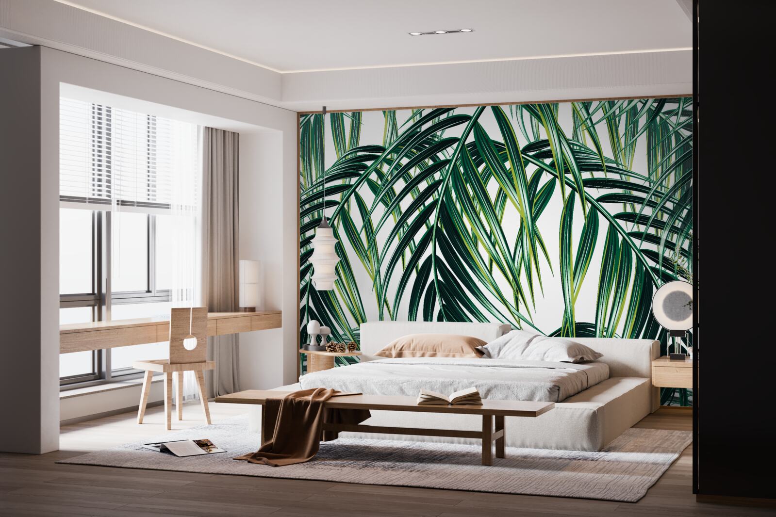 Fototapeta čerstvé zelené korenie