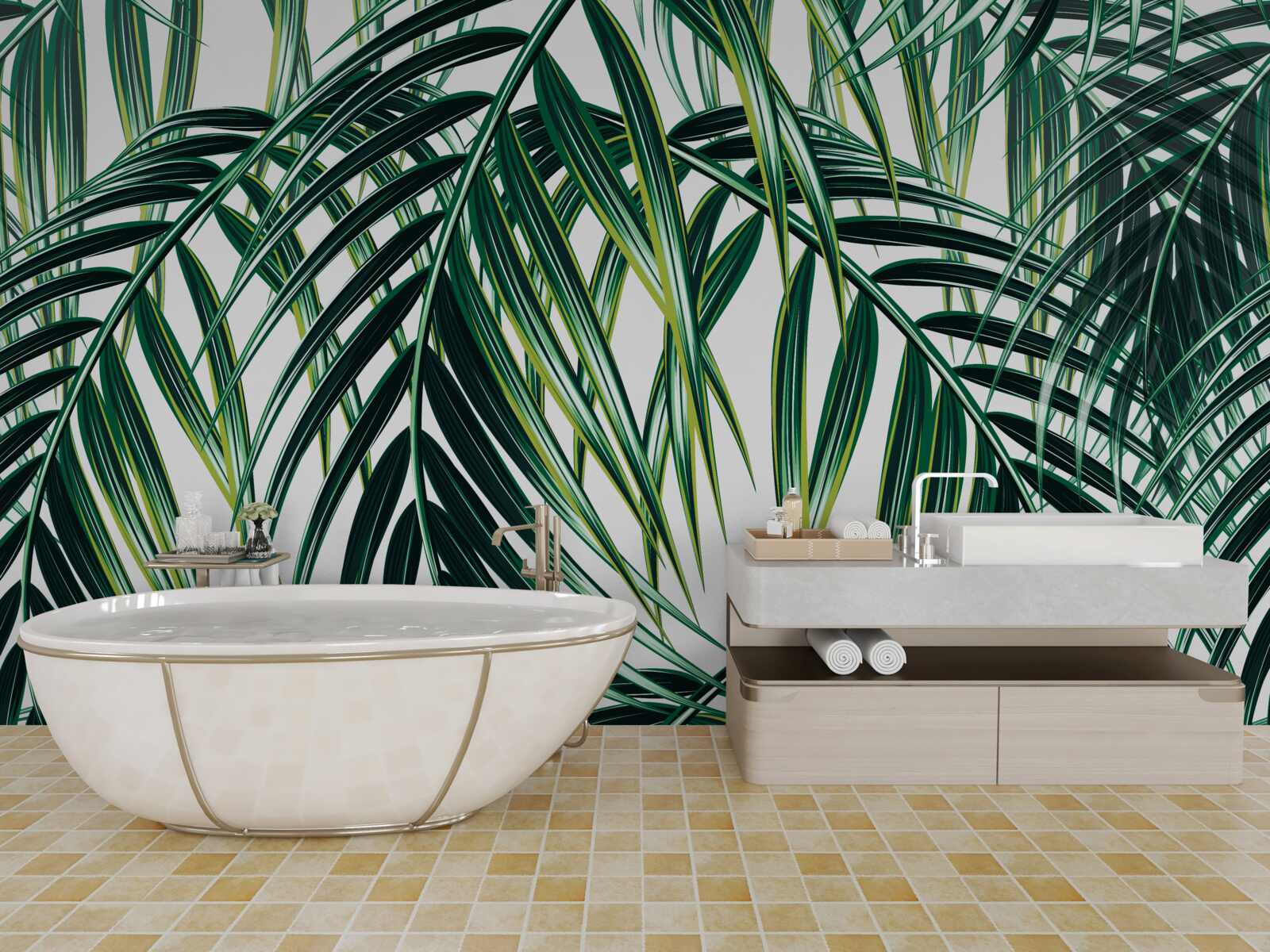 Fototapeta čerstvé zelené korenie