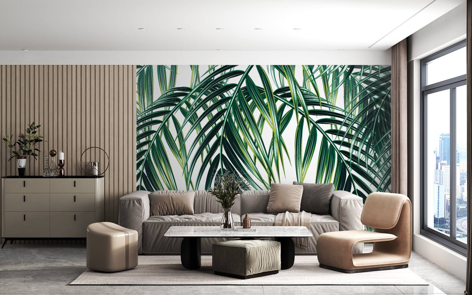 Fototapeta čerstvé zelené korenie