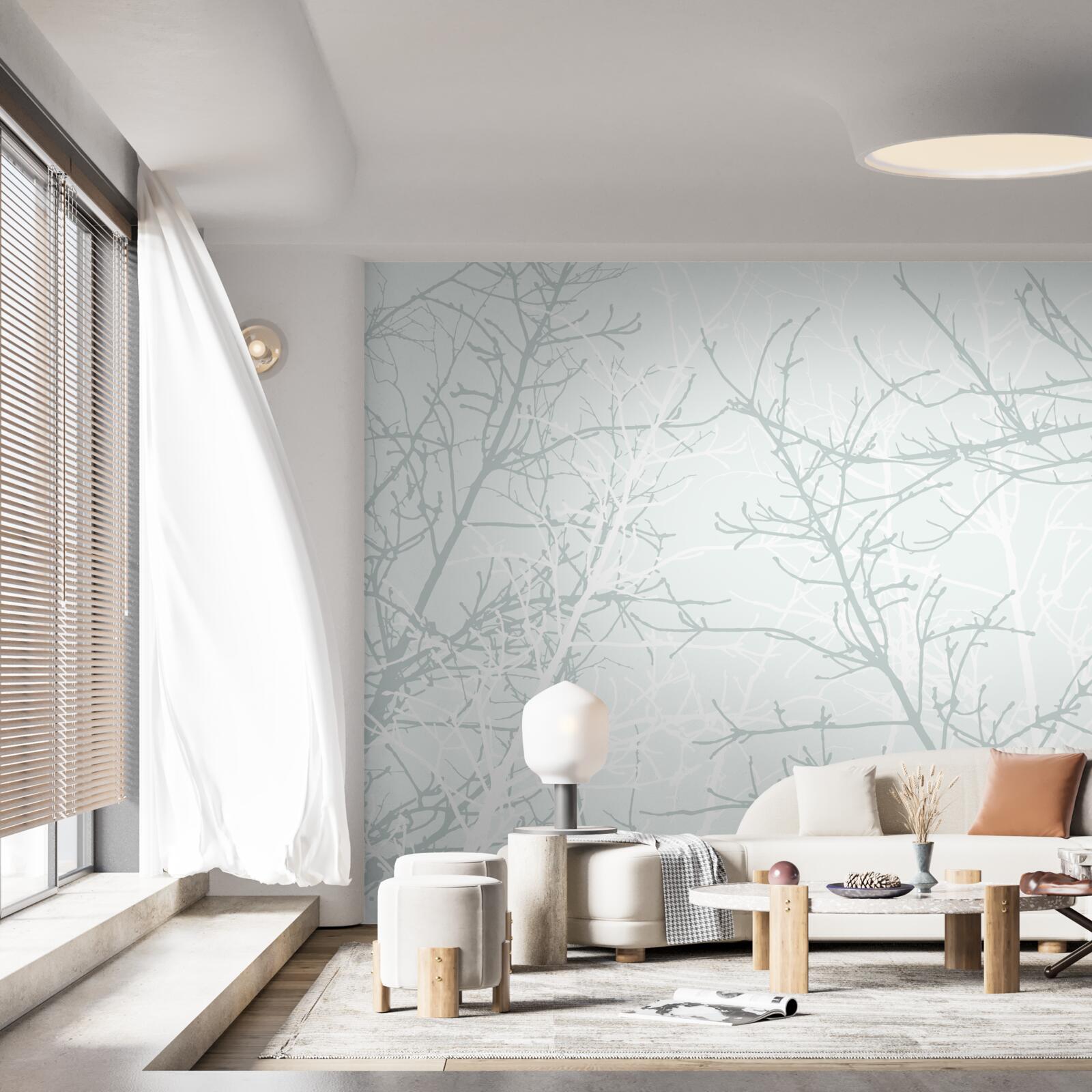 Fototapeta tenké konáre stromov na jeseň